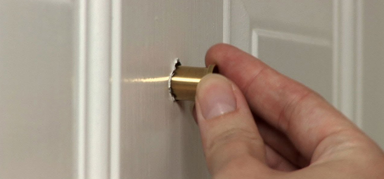 peephole door repair in West Melbourne