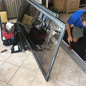 sliding glass door frame repair West Melbourne